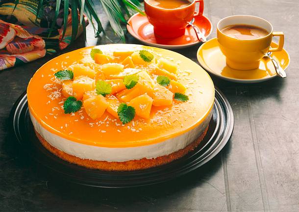Exotische Quarktorte Rezept Exotische Quarktorte Rezept