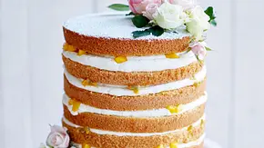 Exotischer Naked Cake Rezept - Foto: LECKER @ Bauer Media Group Exotischer Naked Cake Rezept - Foto: LECKER @ Bauer Media Group