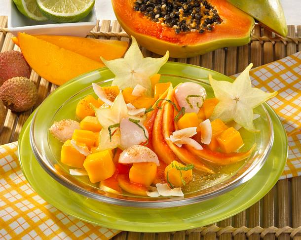 Exotischer Obstsalat Rezept