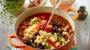 Express-Veggie-Chili mit Bulgur Rezept - Foto: LECKER @ Bauer Media Group Express-Veggie-Chili mit Bulgur Rezept - Foto: LECKER @ Bauer Media Group