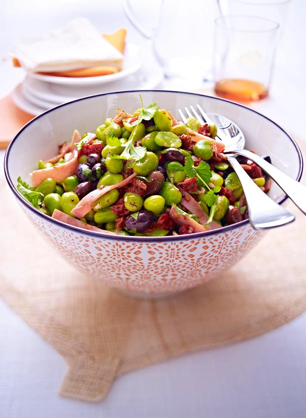 Salade de fèves Rezept