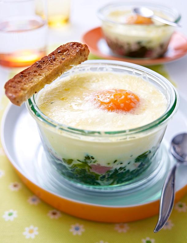 Cocotte aux épinards Rezept Cocotte aux épinards Rezept