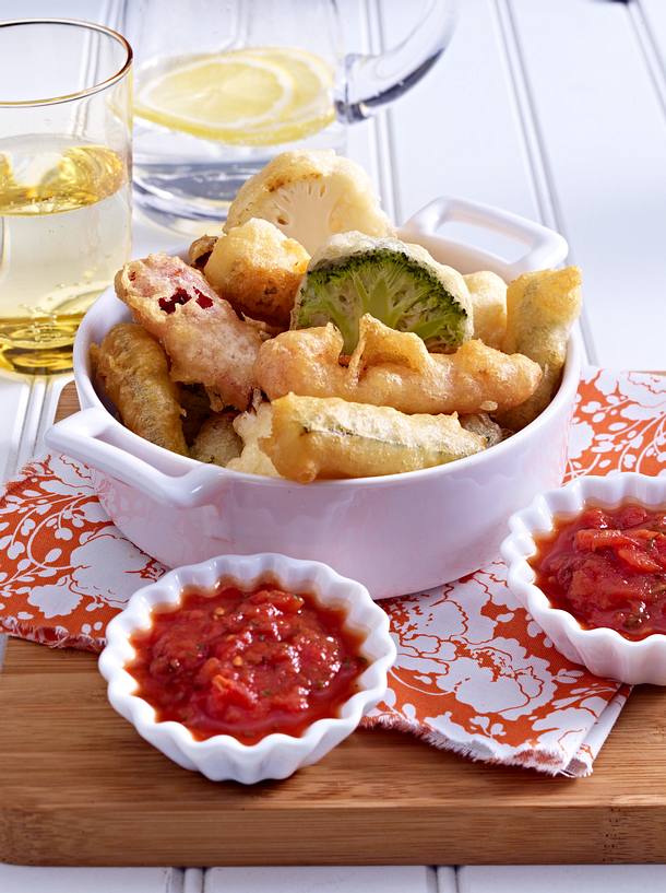 Légumes en tempura Rezept Légumes en tempura Rezept