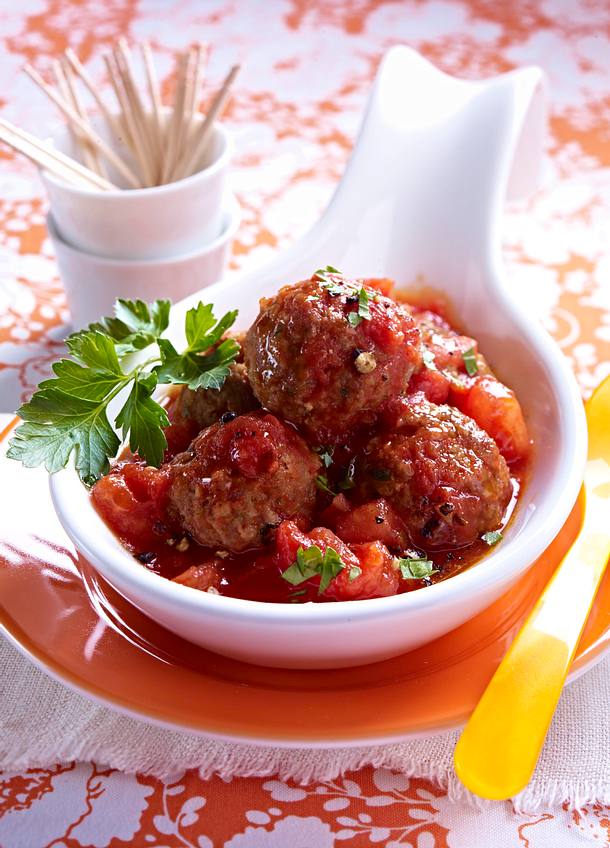 Mini boulettes espagnoles Rezept Mini boulettes espagnoles Rezept