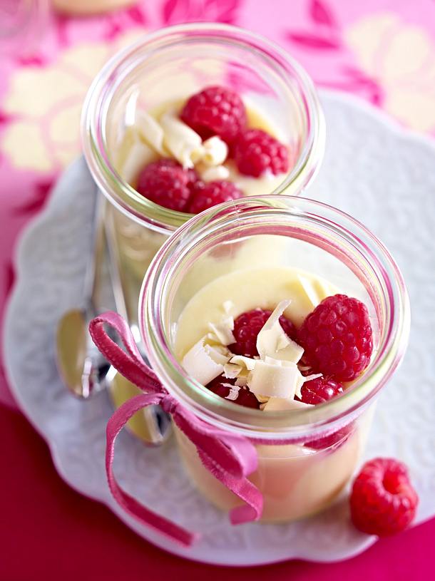 Crèmes glacées au chocolat blanc Rezept