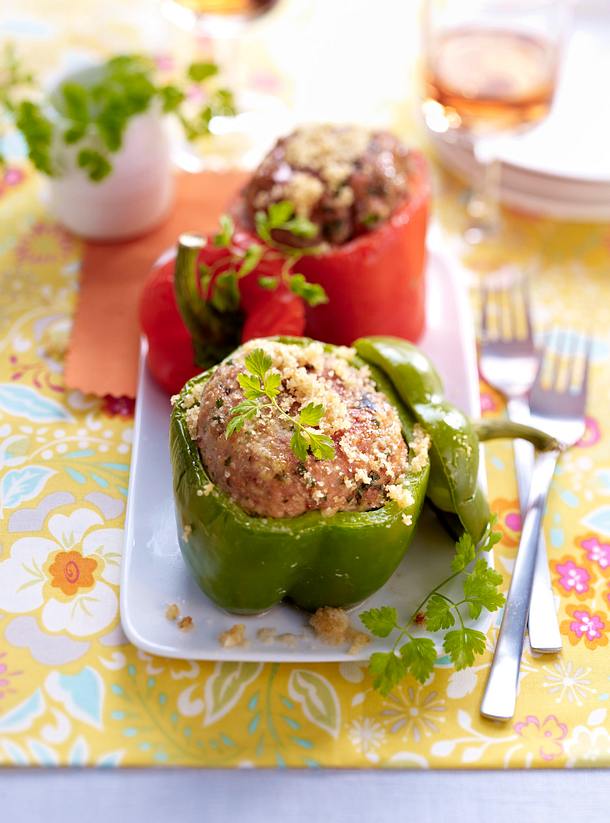 Poivrons « chapeautés » Rezept