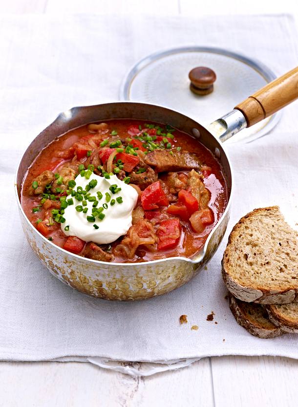 Schneller Gyros-Eintopf Rezept Schneller Gyros-Eintopf Rezept