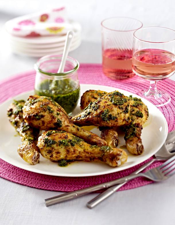 Poulet au pesto Rezept