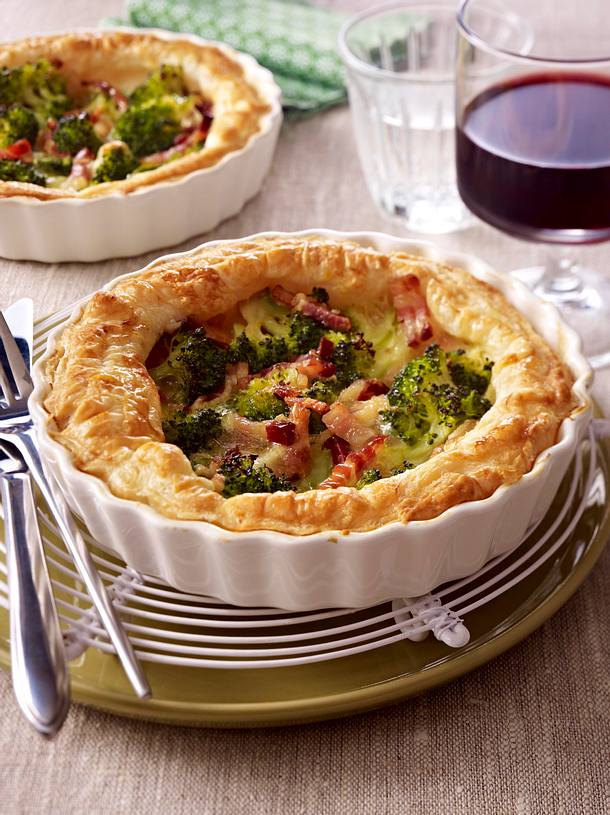 Feuilleté aux brocolis Rezept