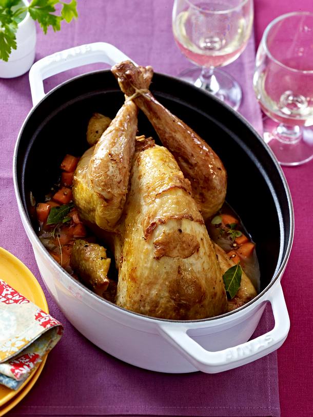 Pintad farcie aux noix (récette de lectrice) Rezept