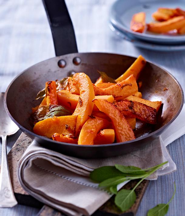 Pan Fried Squash with Sage Rezept