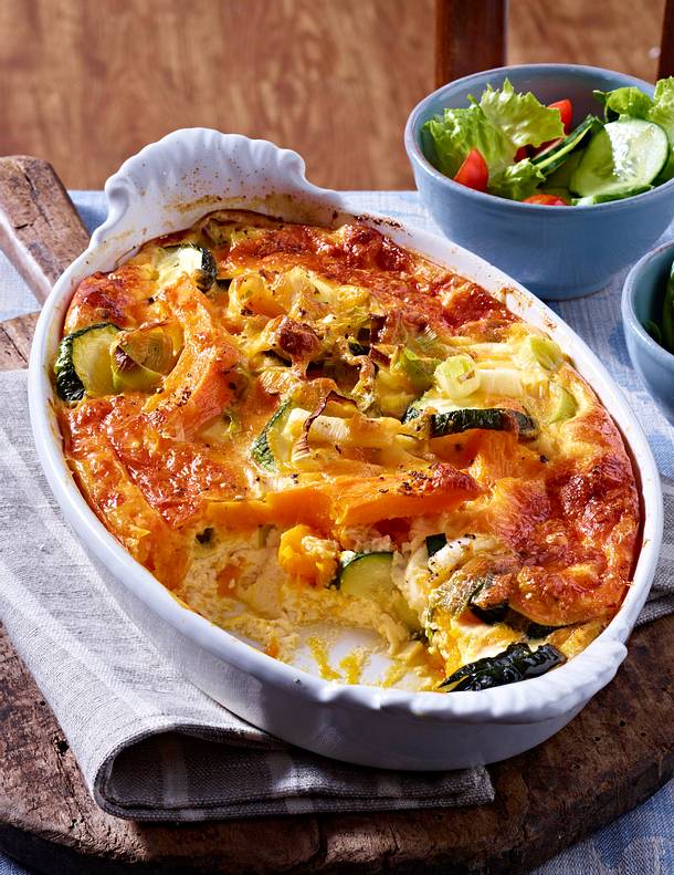 Cheesy Squash Bake Rezept Cheesy Squash Bake Rezept