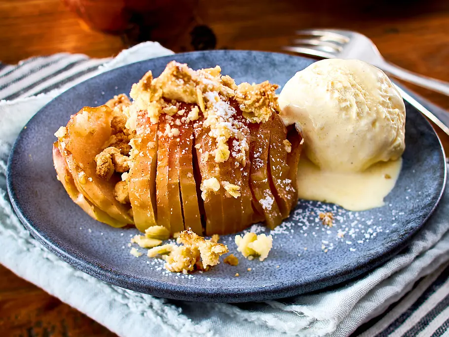 Bratapfel-Rezepte: Fächer-Bratapfel
