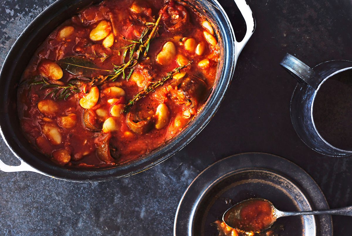 Fagioli al Forno con Aglio Rezept