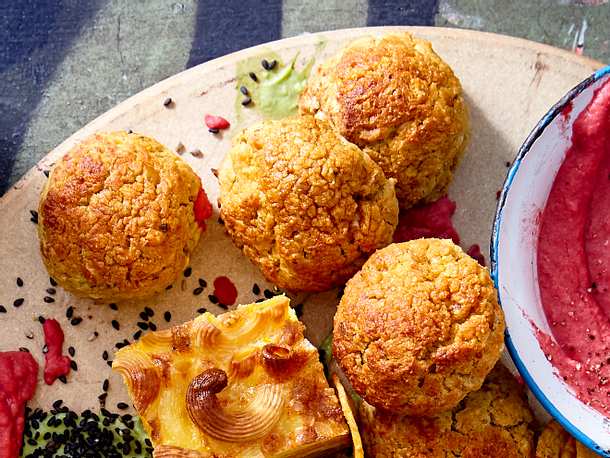 Falafelbällchen „Friedlich zusammen“ Rezept Falafelbällchen „Friedlich zusammen“ Rezept