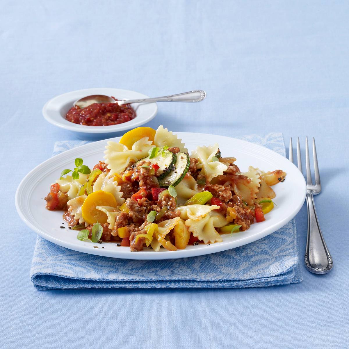 Farfalle Diabolo (Diäko Tag 3 Hauptgericht) Rezept