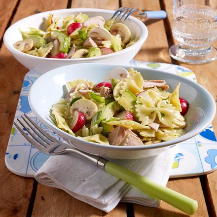 Farfalle-Thunfisch-Salat mit Avocado (zum Sattessen) Rezept
