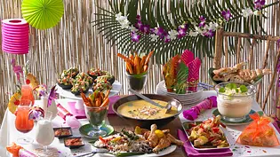 Das Faschingsbuffet mit karibischem Flair