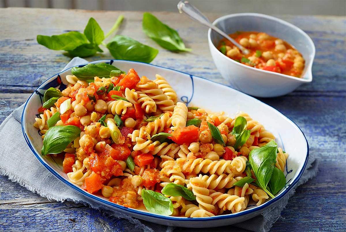 Fast und furios: Fusilli mit Paprika-Sugo Rezept