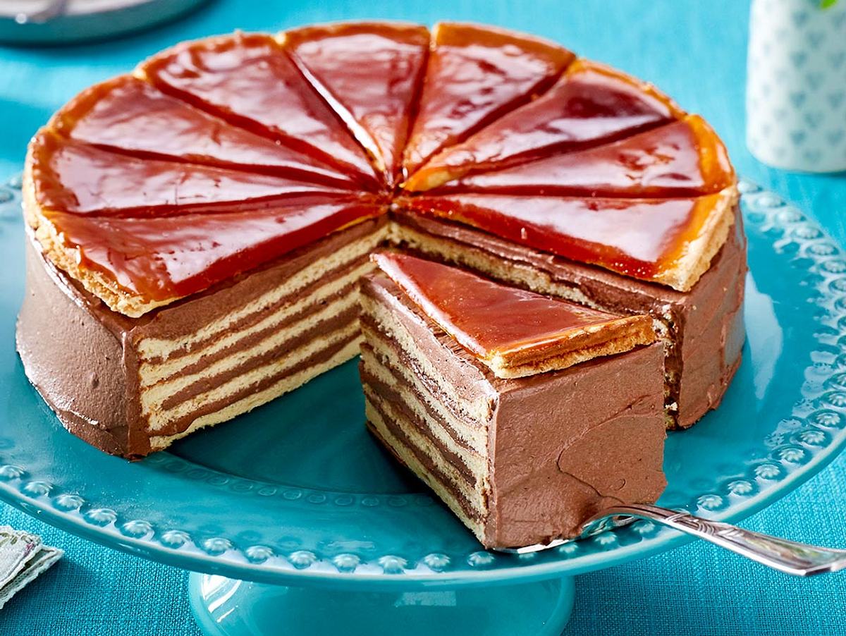 Fast vergessene Torte - Dobos-Torte