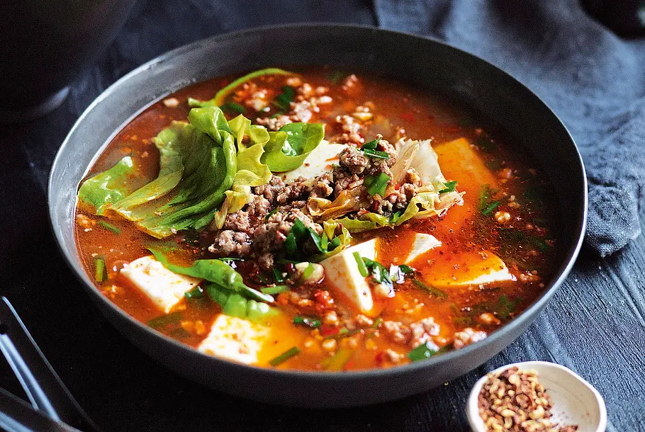 Fatburner-Bowl mit Hack und Seidentofu Rezept