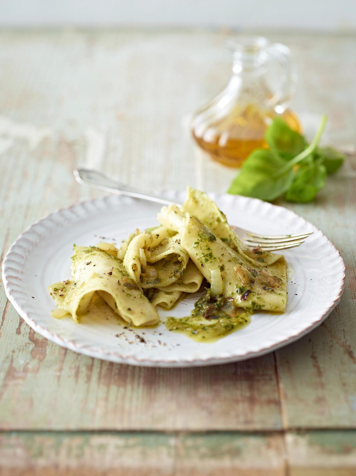 Fazzoletti mit Pesto Rezept