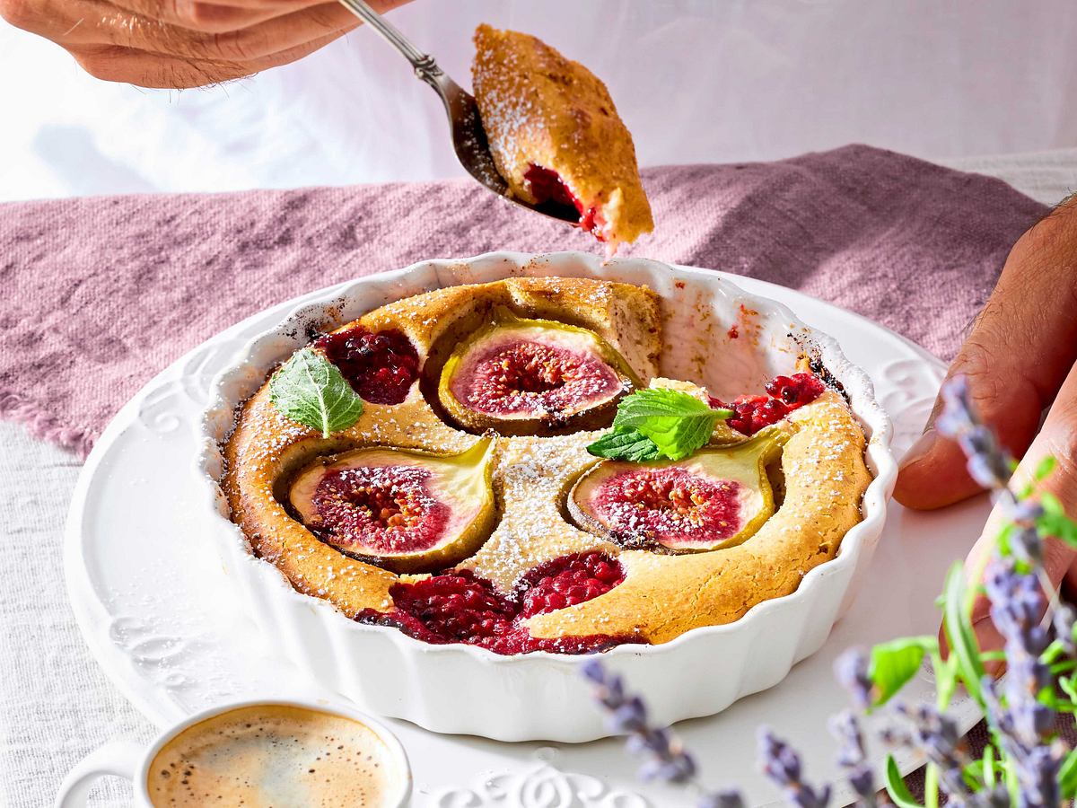 Feigen-Himbeer-Clafoutis Rezept