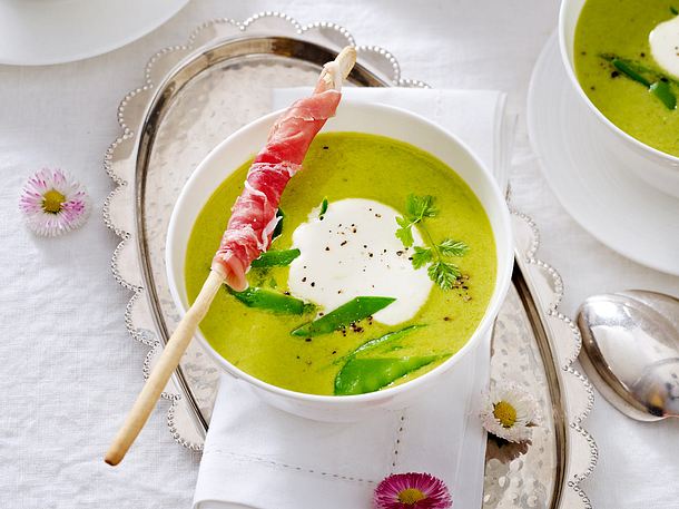 Feine Erbsencreme Rezept