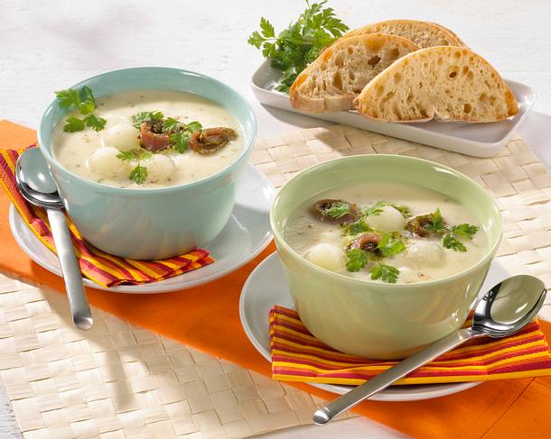 Feine Kohlrabicremesuppe Rezept Feine Kohlrabicremesuppe Rezept