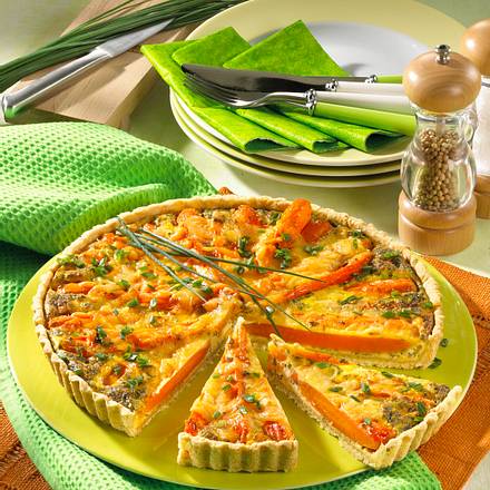 Feine Möhren-Quiche Rezept Feine Möhren-Quiche Rezept