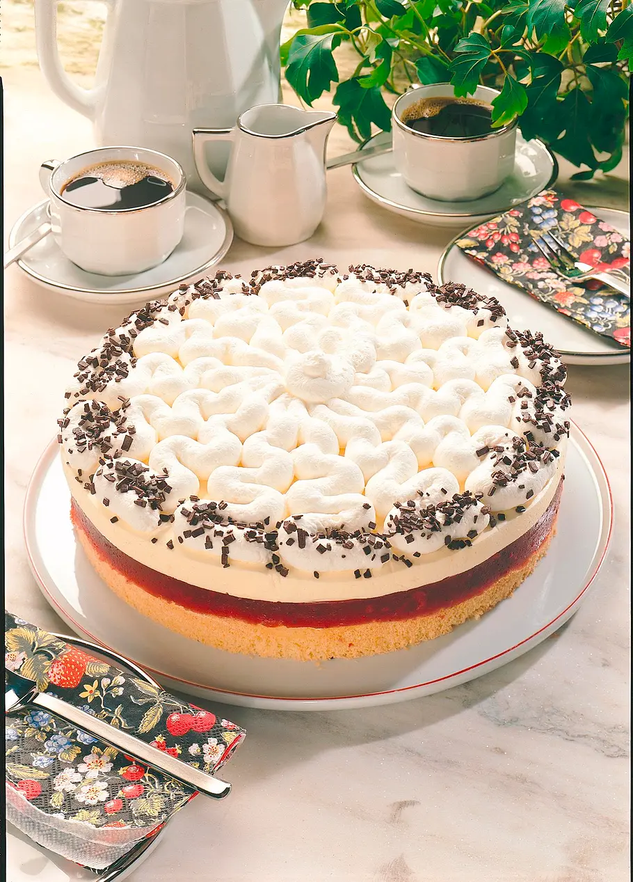 Feine Schichttorte Rezept Feine Schichttorte Rezept