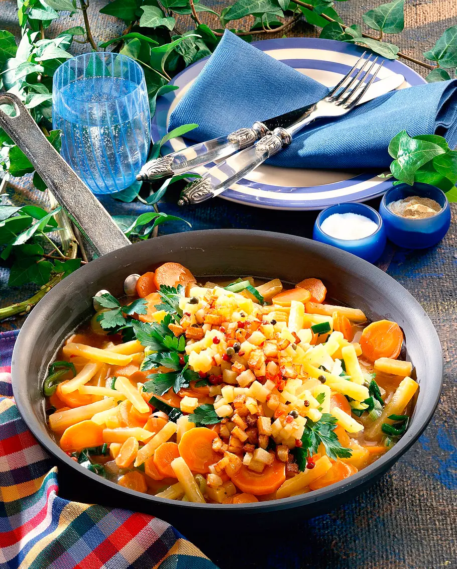 Feine Steckrübenpfanne Rezept Feine Steckrübenpfanne Rezept