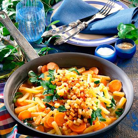 Feine Steckrübenpfanne Rezept Feine Steckrübenpfanne Rezept