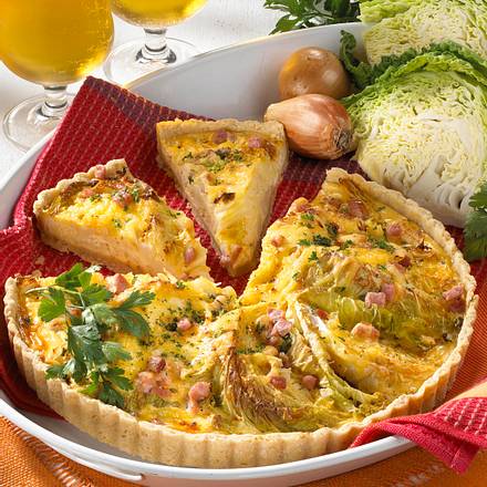 Feine Wirsingkohl-Tarte Rezept Feine Wirsingkohl-Tarte Rezept