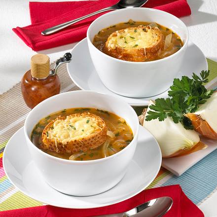 Feine Zwiebelsuppe Rezept Feine Zwiebelsuppe Rezept