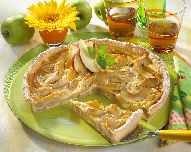 Feiner Apfel-Schmandkuchen (Diabetiker) Rezept Feiner Apfel-Schmandkuchen (Diabetiker) Rezept