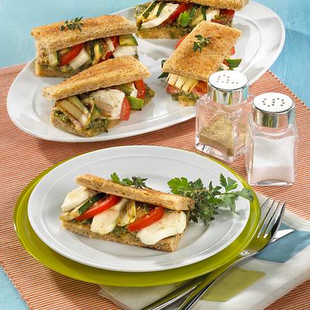 Feiner Gemüsetoast Rezept