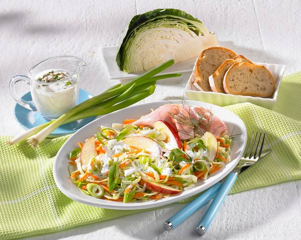 Feiner Weißkohlsalat Rezept Feiner Weißkohlsalat Rezept
