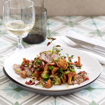 Feines Rinderfilet mit Pfifferlingen Rezept