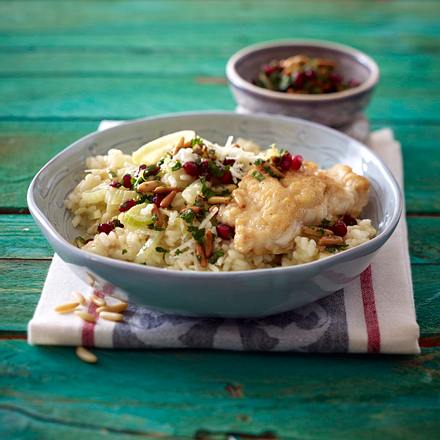 Fenchel-Risotto zu Lengfischfilet Rezept Fenchel-Risotto zu Lengfischfilet Rezept