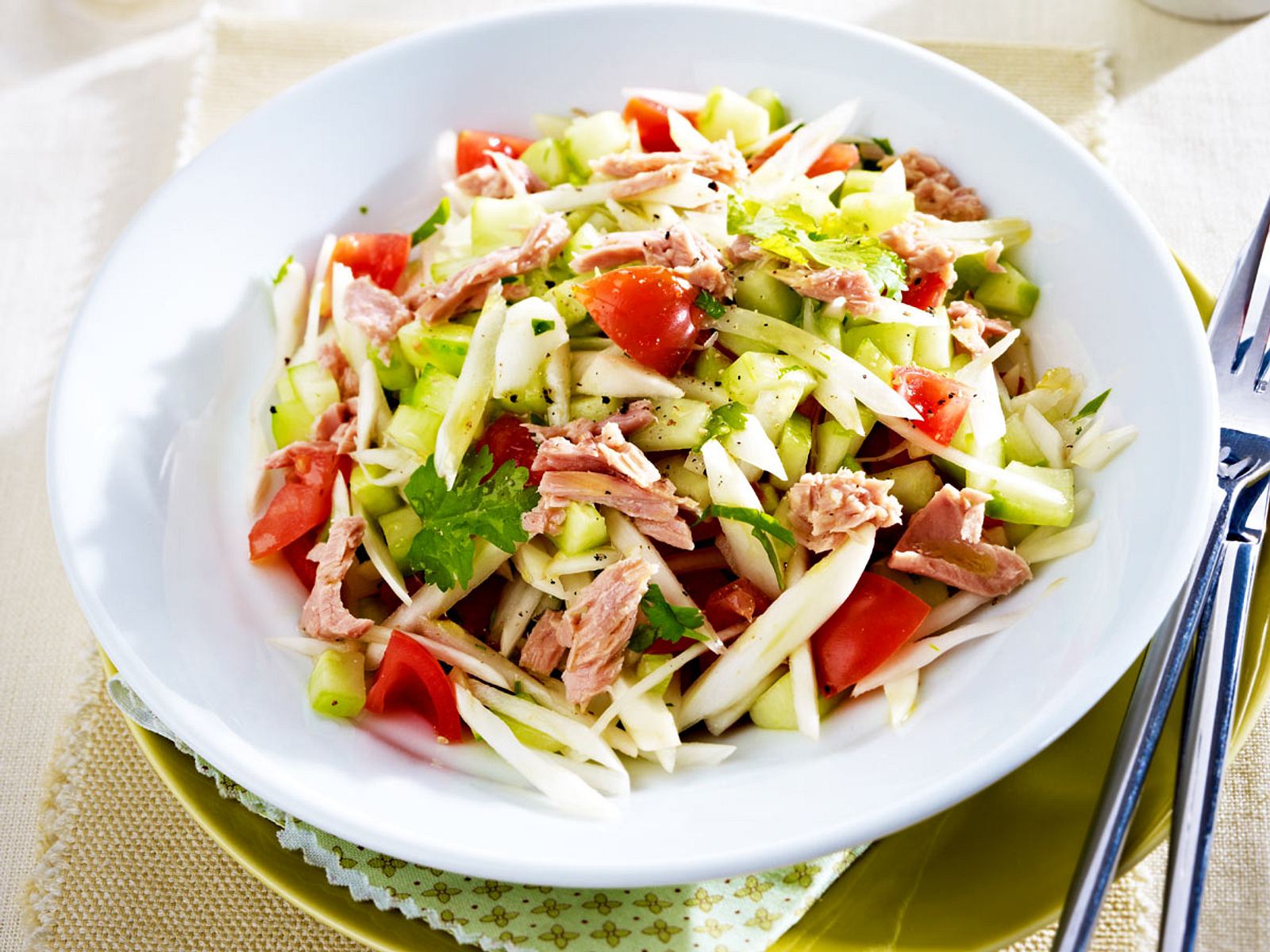 Fenchel-Salat mit Thunfisch Rezept | LECKER