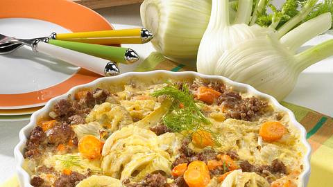 Fenchelgratin mit Hack und Käse-Béchamelsoße Rezept - Foto: House of Food / Bauer Food Experts KG