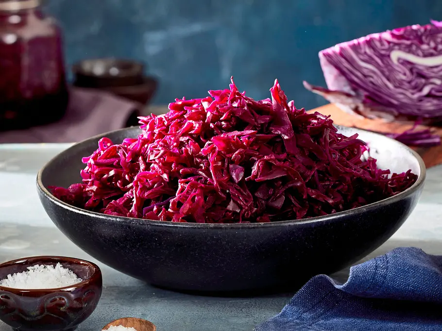 Fermentierter Rotkohl Rezept Fermentierter Rotkohl Rezept