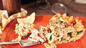 Fernandas Pasta Frittata mit Hähnchen Rezept - Foto: Are Media Syndication Fernandas Pasta Frittata mit Hähnchen Rezept - Foto: Are Media Syndication