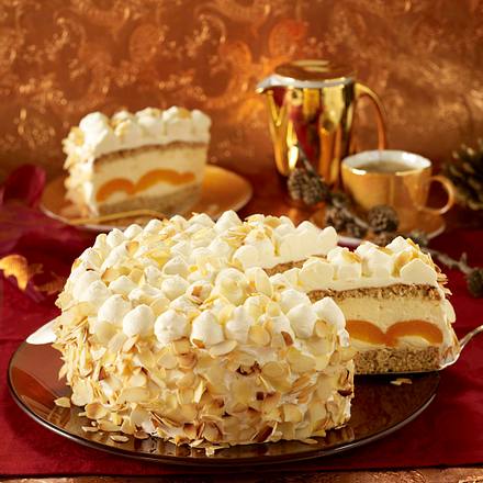 Festliche Aprikosen-Weinschaum-Torte Rezept