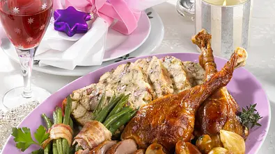 Festlicher Gänsebraten auf Französische Art Rezept - Foto: LECKER @ Bauer Media Group