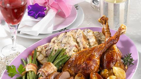 Festlicher Gänsebraten auf Französische Art Rezept - Foto: Maass