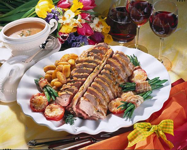 Festlicher Lammrücken Rezept Festlicher Lammrücken Rezept