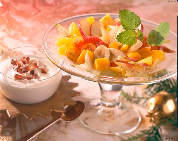Festlicher Obstsalat Rezept Festlicher Obstsalat Rezept