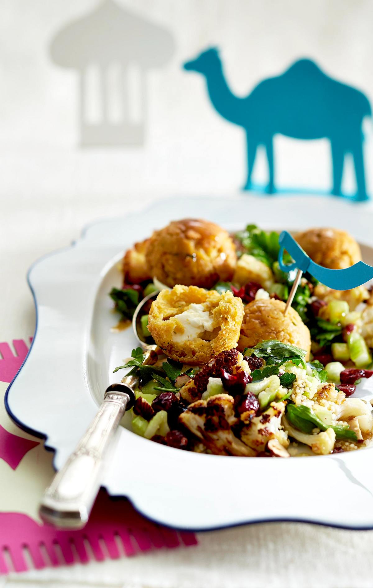 Feta-Falafel mit Blumenkohl-Taboulé Rezept